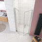 ozeansanitaer Nischentür 80 Doppeltür Duschtasse 140X80 PK2 195 cm