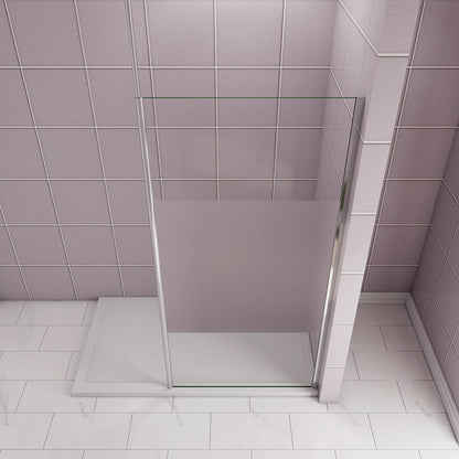 ozeansanitaer Walk in Duschtrennwand Deckenstuetze Dusche 80 cm für badezimmer