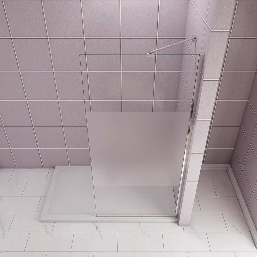 ozeansanitaer Walk in Duschwänd Dusche 110 W11FAP070 cm für badezimmer