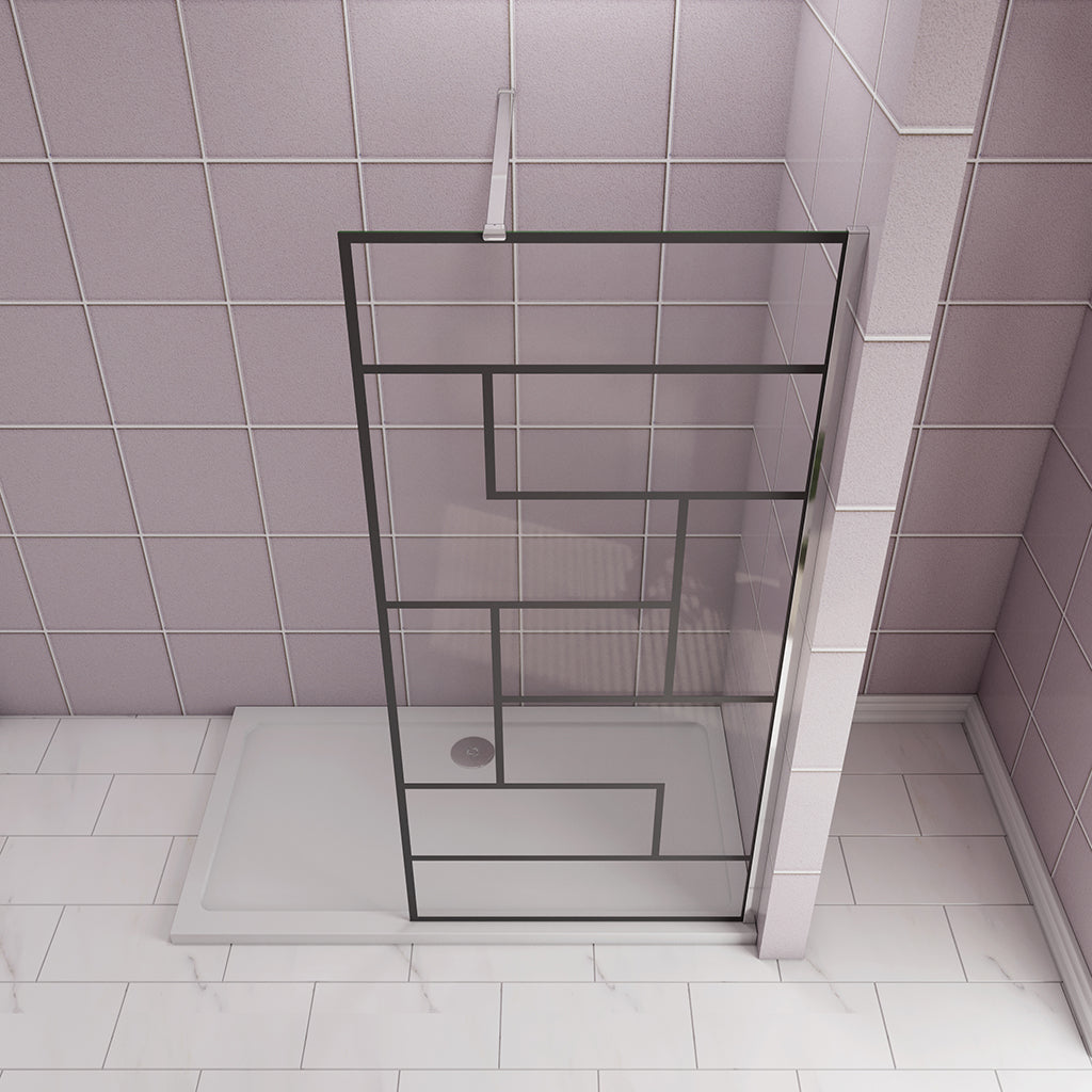 ozeansanitaer Walk in Duschwand Dusche 80 cm W8BA130