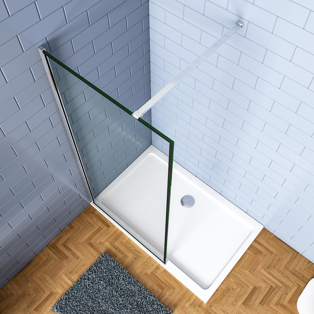 ozeansanitaer Walk in Duschwand Dusche 90 W9BBK130 cm