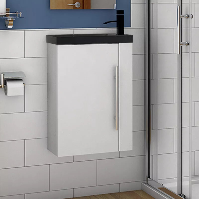 Badezimmermöbel Set 44.5 cm Waschbecken mit Unterschrank