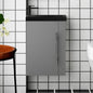 Waschtisch 45 cm Waschbecken mit Unterschrank Gäste WC Badmöbel Set klein Loft Anthrazit