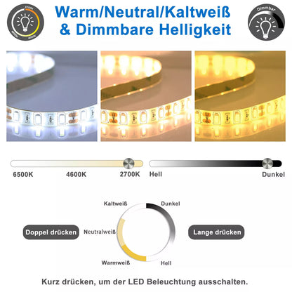 Badspiegel Quadrat mit Beleuchtung 70 cm Kalt/Neutral/Warmweiß Beschlagfrei dimmbar Memory eine Stunde automatische Abschaltung Touch/Wandschalter Spiegel mit Beleuchtung Badezimmerspiegel IP44