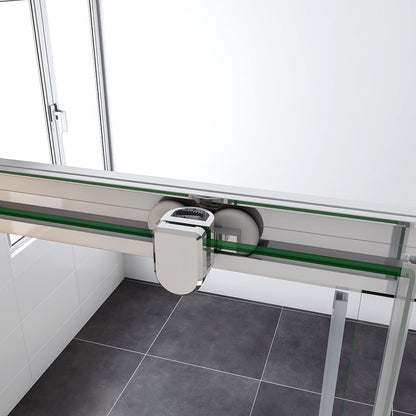 schiebe duschkabine doppelschiebetür dusche 120x76 H190 cm duschbecke ablaufgarnitur für badezimmer