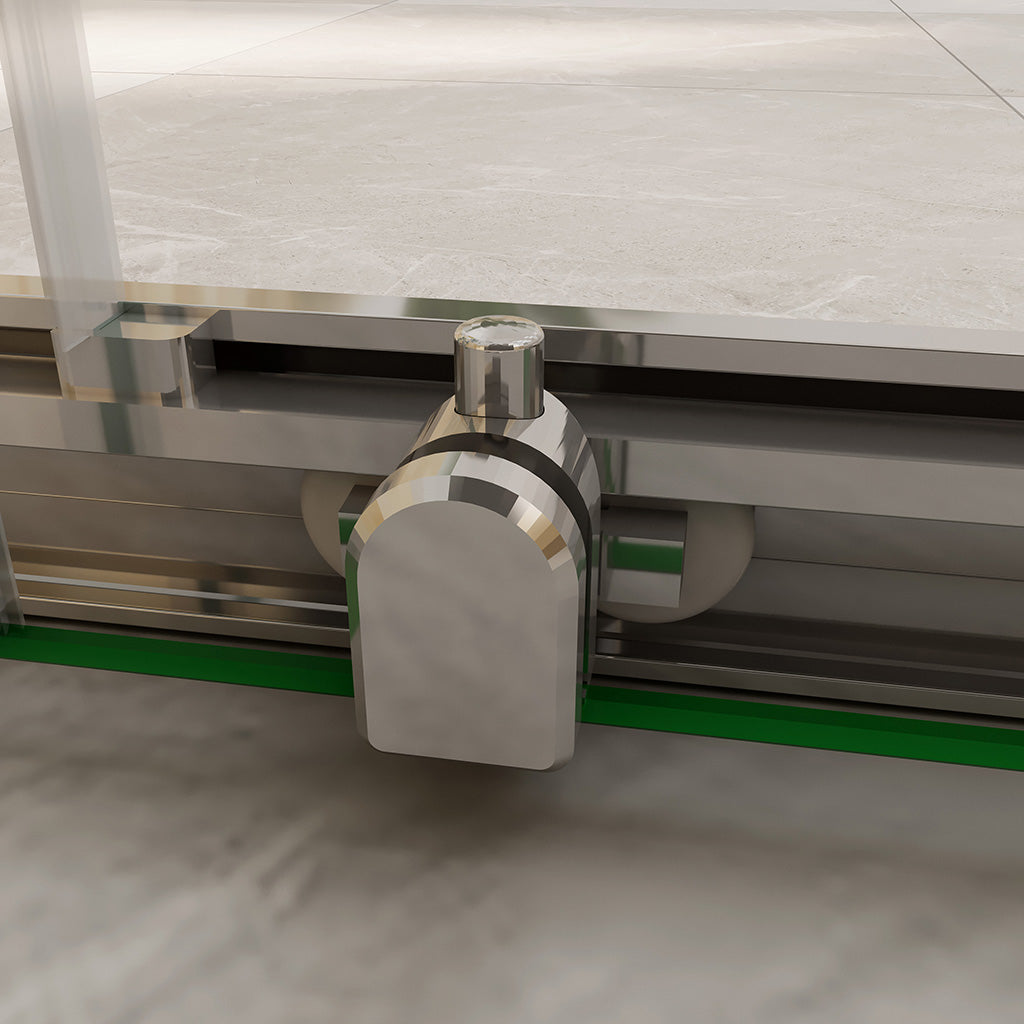 schiebe duschkabine doppelschiebetür dusche 160x90 H190 cm für badezimmer