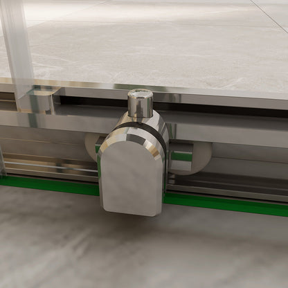 schiebe duschkabine doppelschiebetür dusche 160x90 H190 cm für badezimmer