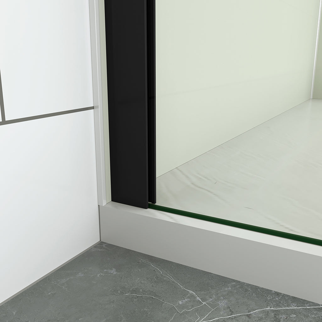 schiebe duschkabine glasschiebetür 100x90 H200 cm für badezimmer