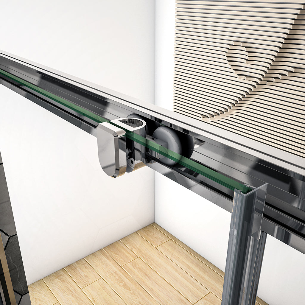 schiebe duschkabine schiebetür 100 H190 cm Duschtasse für badezimmer