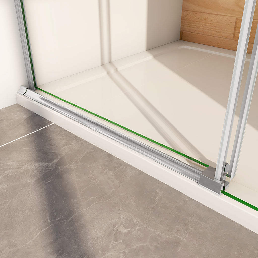 schiebe duschkabine schiebetür dusche 100 H195 cm für badezimmer