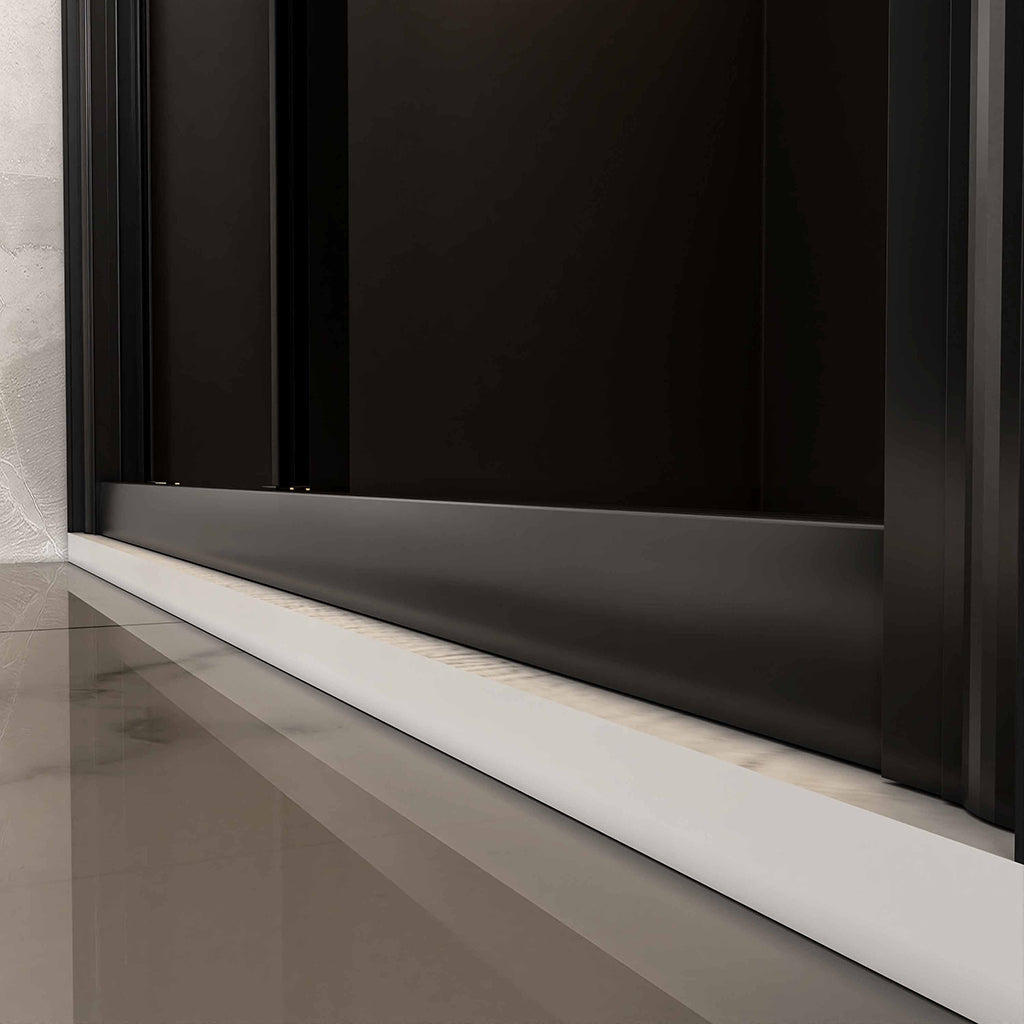 schiebe duschkabine schiebetür dusche 120 H195 cm ESG GLAS für badezimmer