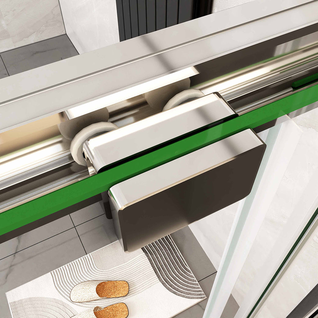 schiebe duschkabine schiebetür dusche 120x80 H190 cm badezimmer ideen