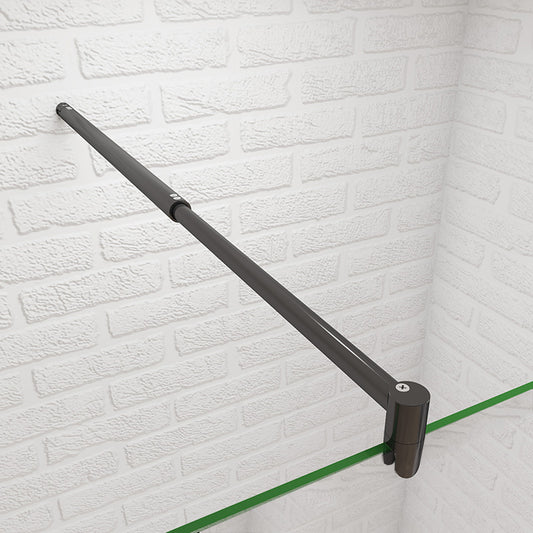 Haltestange 70-120 cm cm Stabilisator Stabilisationsstange für 6-10mm Duschwand Dusche Glaswand