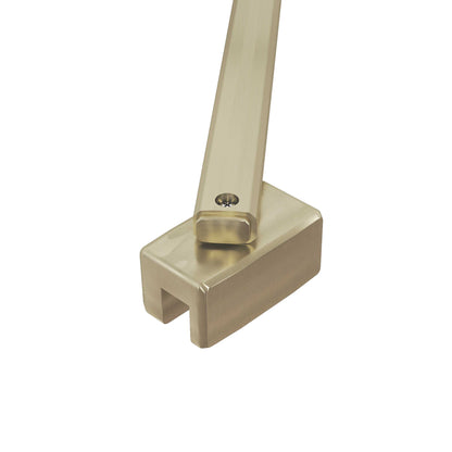 Dusche 45cm Stabilisierungsstange Haltestange Stabilisator für Duschwand 6-8mm