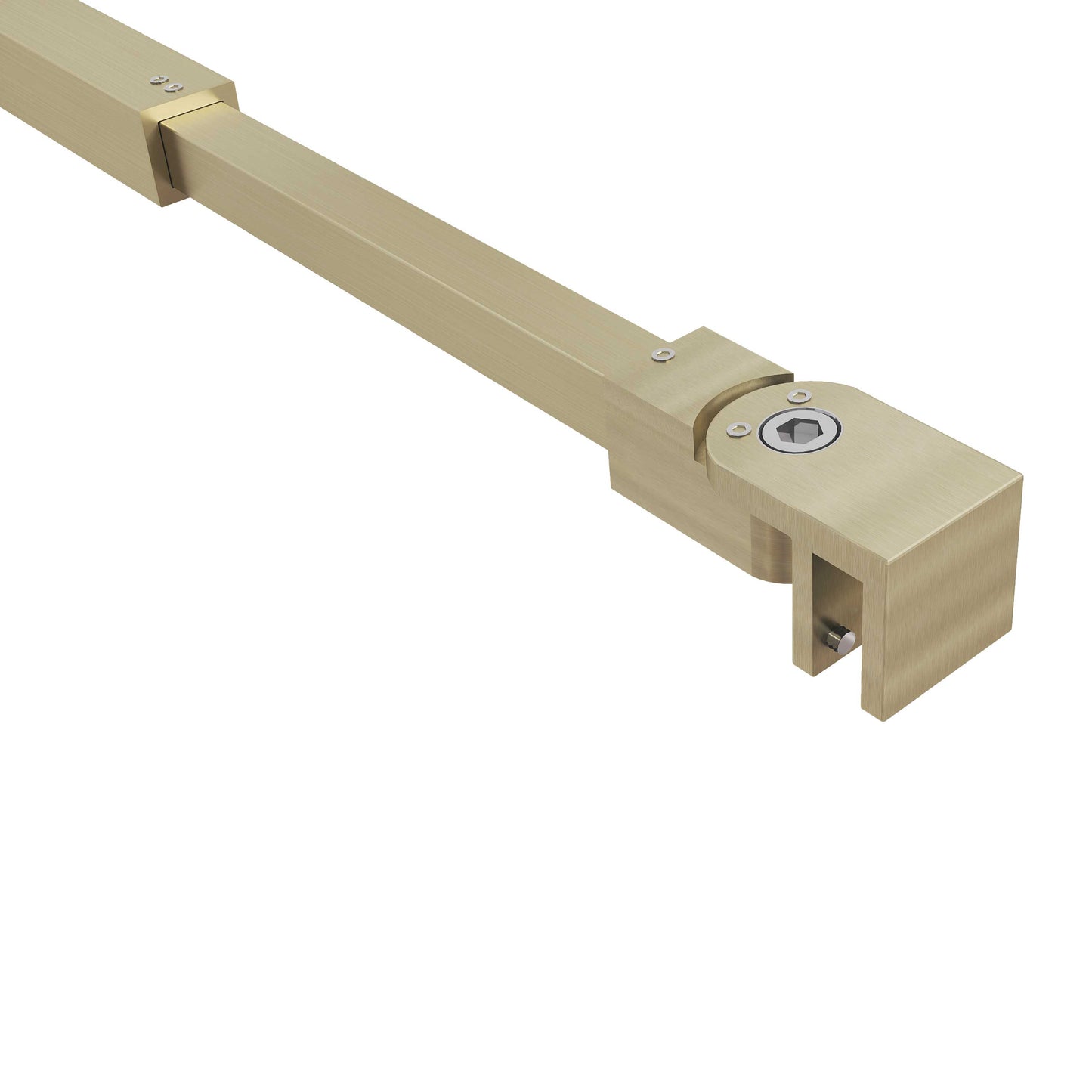 Stabilisationsstange Haltestange für Duschwand 6-10mm Glas Einstellbar 73-120 cm