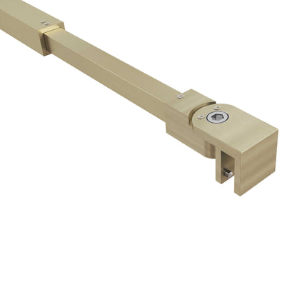 Stabilisationsstange Haltestange für Duschwand 6-10mm Glas Einstellbar 73-120 cm