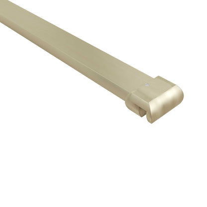 Stabilisationsstange Glas-Wand, Stabilisator Duschwand, Haltestange 140 cm für Glasscheibe von 6-8mm