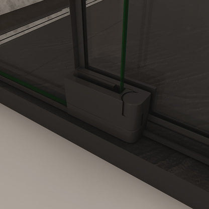 walk in duschabtrennung drehtür 116 dusche H195 cm ESG GLAS