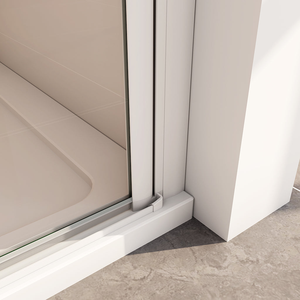 walk in duschabtrennung drehtür 96 dusche H185 cm für badezimmer