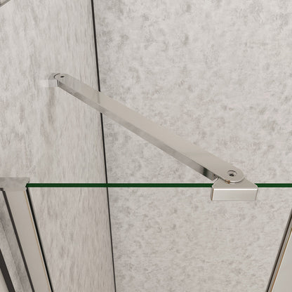 walk in duschabtrennung drehtür 96 dusche H195 cm für badezimmer