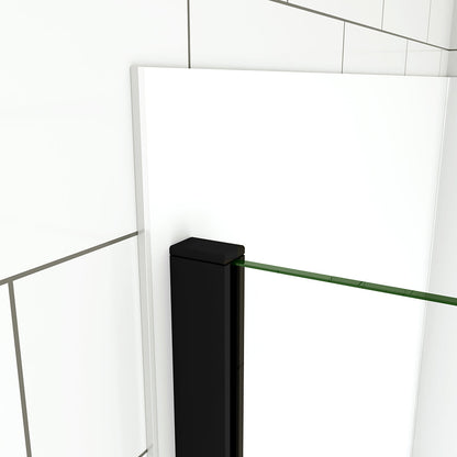 walk in dusche duschtrennwande glas 120 H200 cm duschrückwände badezimmer ideen