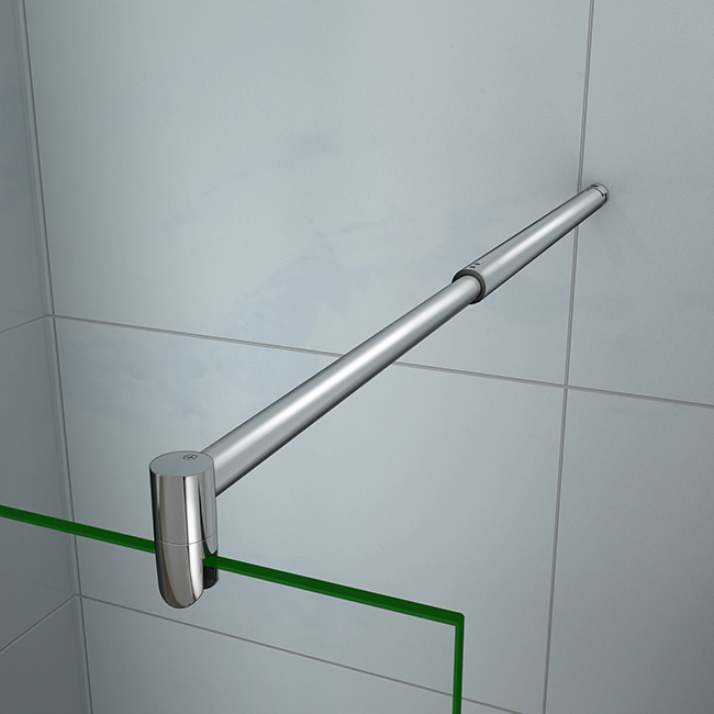 70-120cm die Stabilisierungsstange für Walk in Dusche Duschkabine Duschwand
