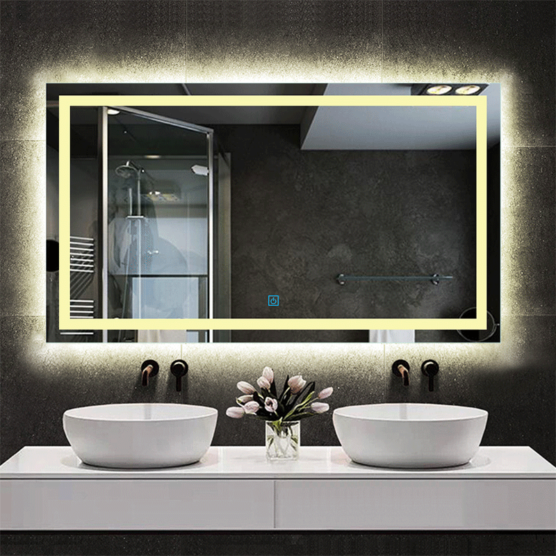 LED Spiegel Badezimmer Wandspiegel mit TOUCH BESCHLAGFREI Badspiegel